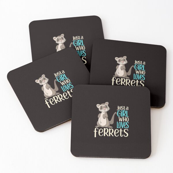 Item preview, Just a Girl Who Loves Ferrets designed and sold by AmelieFritsch.