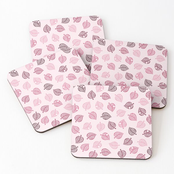 Item preview, Nook Leaf Aloha Logo - Valentines Day inspired bold pink colors designed and sold by TheMajesticGoat.