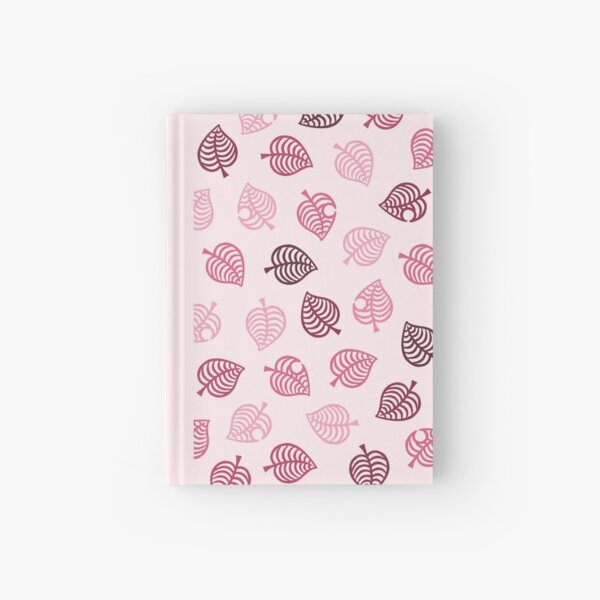 Nook Leaf Aloha Logo - Valentines Day inspired bold pink colors Hardcover Journal