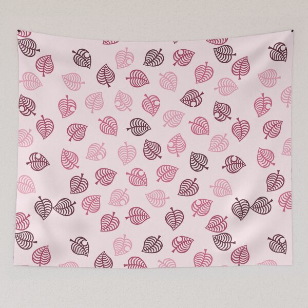 Item preview, Nook Leaf Aloha Logo - Valentines Day inspired bold pink colors designed and sold by TheMajesticGoat.
