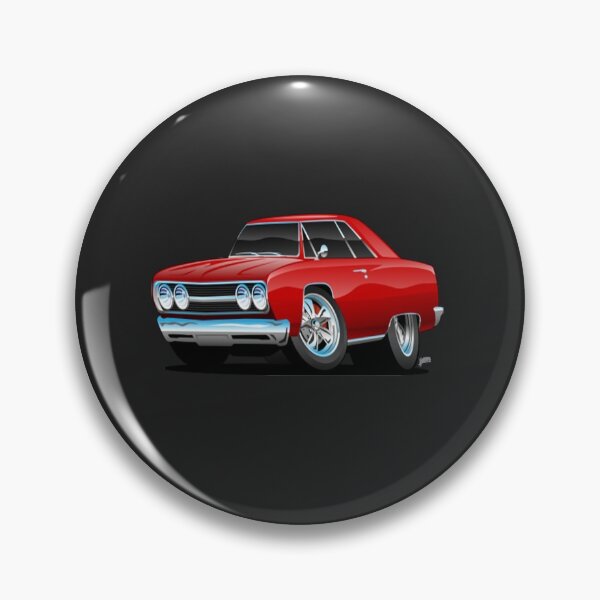 Item preview, Muscle Car Red Hot Classic Muscle Car Coupe Cartoon designed and sold by jackatees.
