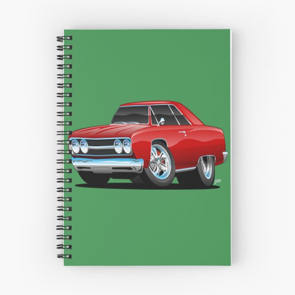 Item preview, Muscle Car Red Hot Classic Muscle Car Coupe Cartoon designed and sold by jackatees.