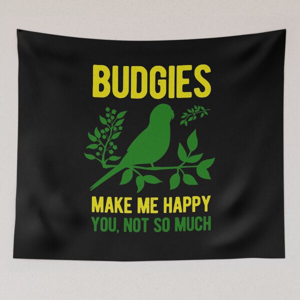 Item preview, Funny Budgie designed and sold by artworkbyrihen.