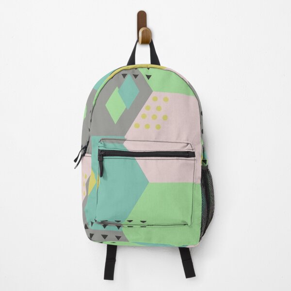 Item preview, geometric hexagon pastel colors pattern designed and sold by Fotinired21.