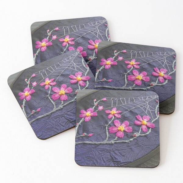Item preview, Plum blossom and cobweb designed and sold by MsFledermaus.