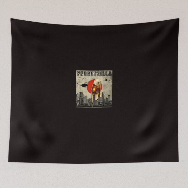 Item preview, Funny Ferret Japanese Sunset Style designed and sold by AmelieFritsch.