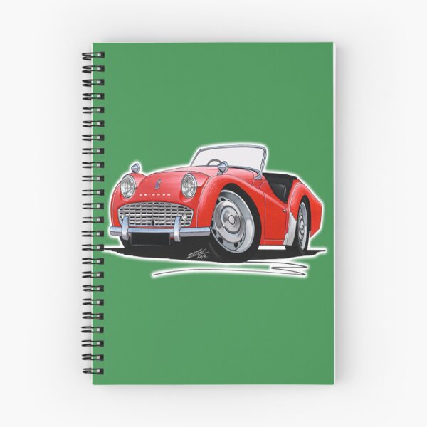 Item preview, Triumph Car Triumph TR3A Red designed and sold by jackatees.