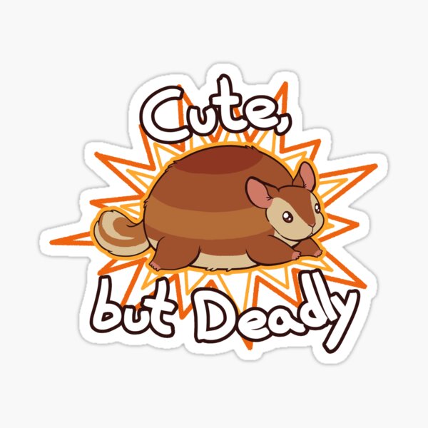 Cute but Deadly - RuneScape Chinchompa Sticker