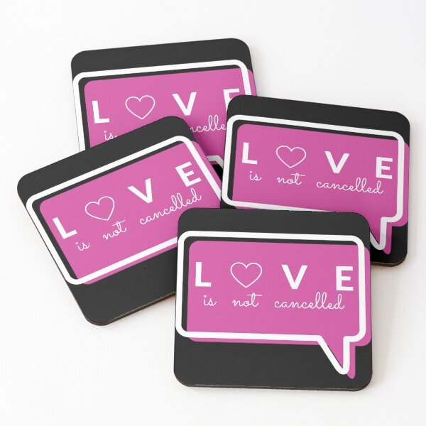 Item preview, Love is not cancelled, Valentines Day designed and sold by GoodVibesOcean.