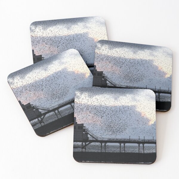Item preview, Starling snowstorm designed and sold by GreyFeatherPhot.