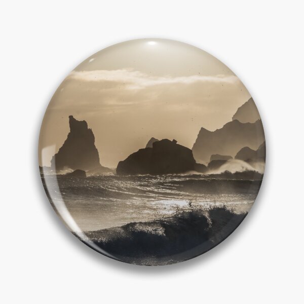 Item preview, Sunset over the Reynisdrangar Seastacks designed and sold by Flottmynd.