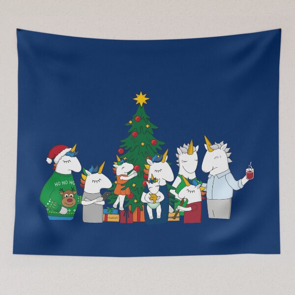 Item preview, Unicorn giving presents designed and sold by LaDaDi.