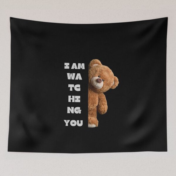 Item preview, Teddy bear - I am watching you designed and sold by libbergina.