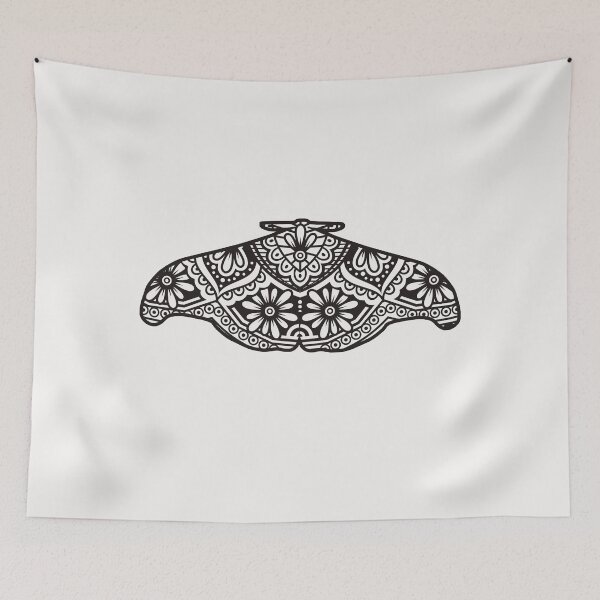 Item preview, Moth drawn in mandala style designed and sold by bernd49.