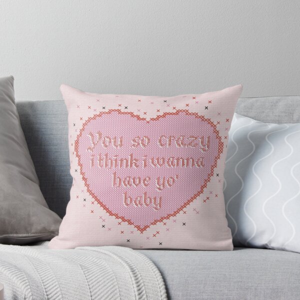 Item preview, I wanna have yo' baby - Funny Hip Hop Cross Stitch Valentines Cards designed and sold by ToruandMidori.