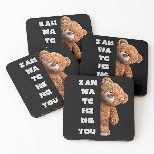 Item preview, Teddy bear - I am watching you designed and sold by libbergina.