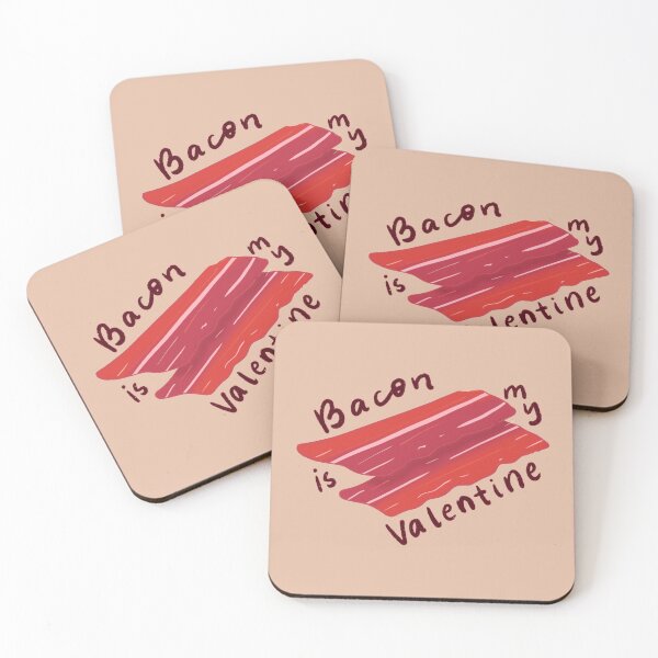 Item preview, Bacon is my valentine designed and sold by CricketDoodles.