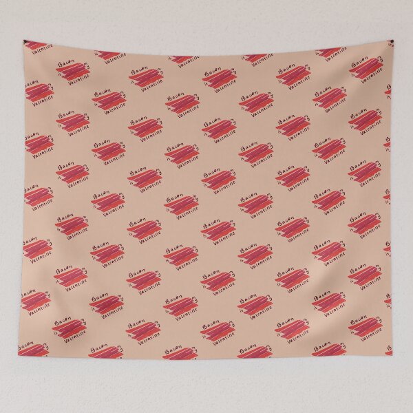 Item preview, Bacon is my valentine designed and sold by CricketDoodles.