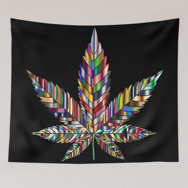 Item preview, Colored Weed Leaf designed and sold by TopMerchz.