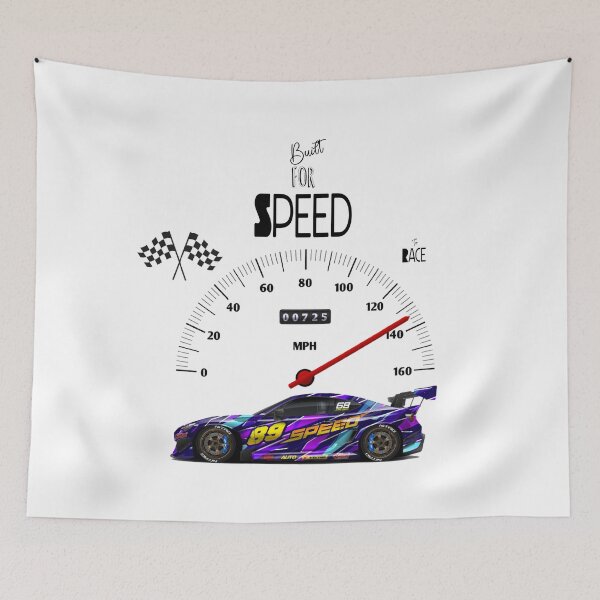 Item preview, Built For Speed To Race Purple Light Blue Sport Car designed and sold by darknessjeff86.
