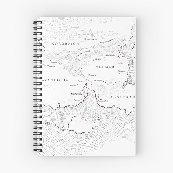 Item preview, Mapa de la tierra del Sur designed and sold by SchattenFantasy.