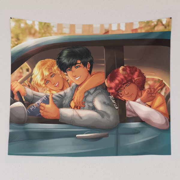Item preview, Percy Annabeth and Grover Roadtrip designed and sold by allarica.