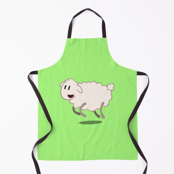 Item preview, Happy Cartoon Lamb Jumping designed and sold by MumuMundo.