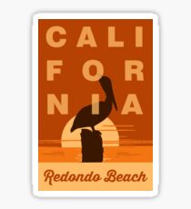 Redondo Beach - California. Sticker