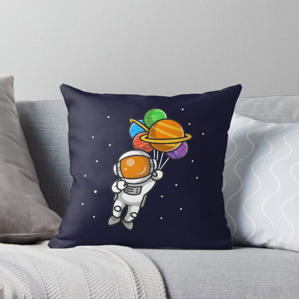 Item preview, Cute Astronaut Flying With Planet Balloons Space designed and sold by YousfiYs.