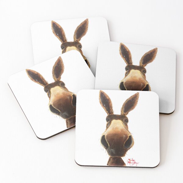 Item preview, Happy Donkey ' TEDDY ' by Shirley MacArthur designed and sold by Shirley MacArthur Art.