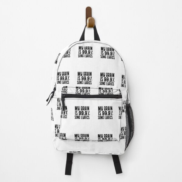 Item preview,   MY BRAIN IS 99.9 PERCENT SONG LYRICS designed and sold by Leomi-2.