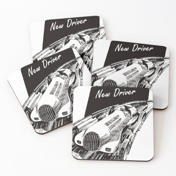 Item preview, New Driver in Progress with a 1930s Race Car Vintage Retro Ad Image designed and sold by Vintage-TM.