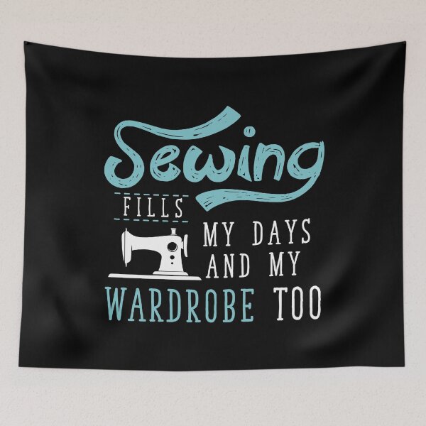 Item preview, Sewing Fills My Days And Wardrobe designed and sold by Charles Brian.