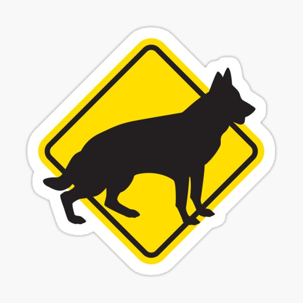 Yield to Dogs Sticker