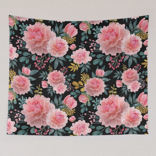 Item preview, Watercolor Peony Flowers designed and sold by virilamissa.