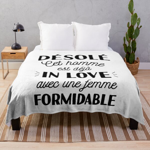 Aperçu de l'œuvre femme formidable humour couple créée et vendue par Catcrea.