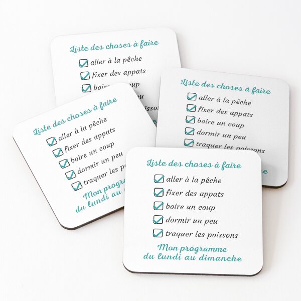 Aperçu de l'œuvre Choses à faire aller à la pêche créée et vendue par TeeJfm.