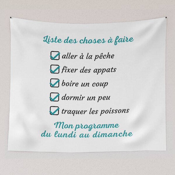 Aperçu de l'œuvre Choses à faire aller à la pêche créée et vendue par TeeJfm.
