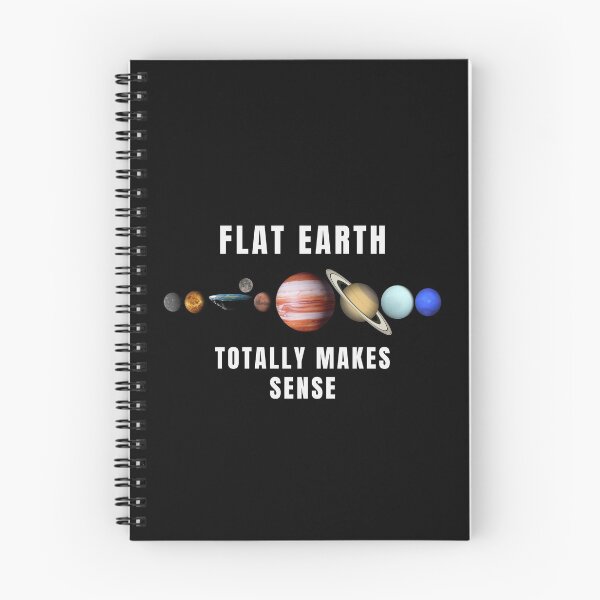 Item preview, Flat Earth: Total Makes Sense designed and sold by Nerdfudesigns.