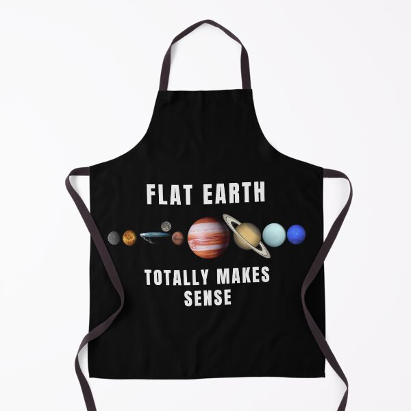 Item preview, Flat Earth: Total Makes Sense designed and sold by Nerdfudesigns.