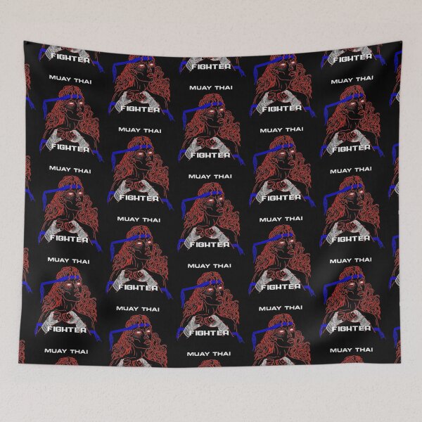 Item preview, Muay Thai Fighter designed and sold by MORIANO TATTOOS.