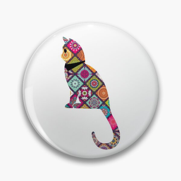 Item preview, Floral Cat in Flowers Popoki 1002 designed and sold by VinBasis.