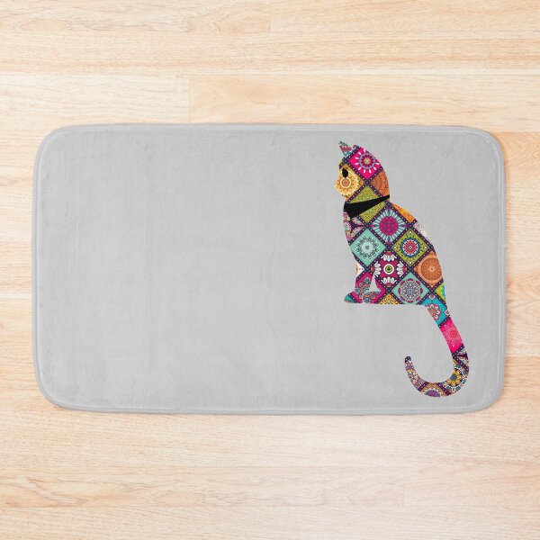 Item preview, Floral Cat in Flowers Popoki 1002 designed and sold by VinBasis.