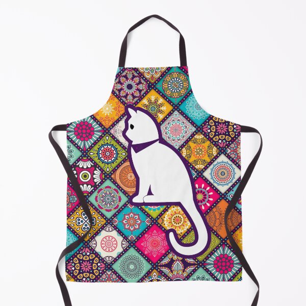Item preview, Floral Cat in Flowers Popoki 1002 designed and sold by VinBasis.