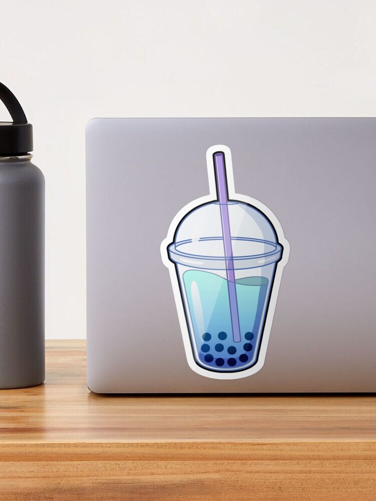 Home & Living :: Decals & Stickers :: Stickers :: Blue Bubble Tea