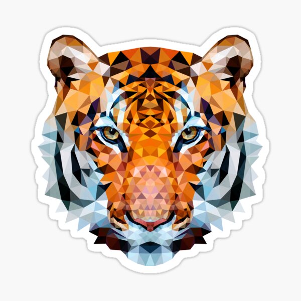 Face Stickers - Tiger - BODY ART STICKERSFACIAL DECALS