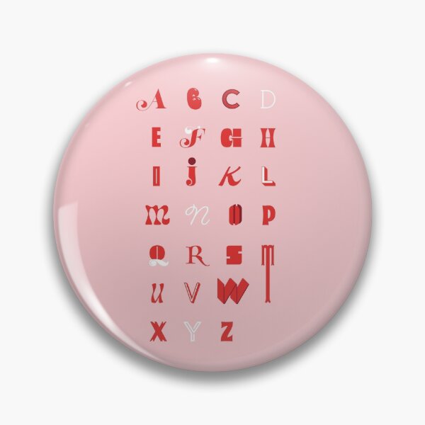 Item preview, Pink Alphabet designed and sold by EllinorPrints.
