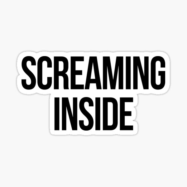 screaming inside t shirt