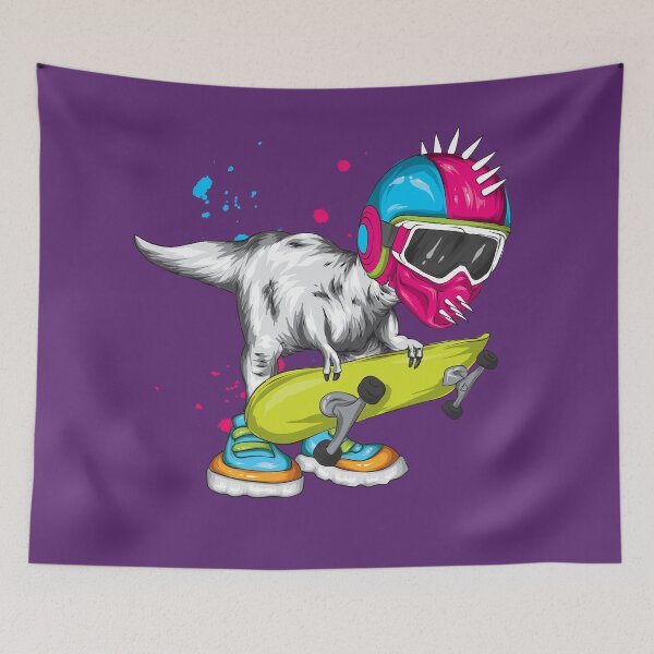Item preview, Dino Skateboarding designed and sold by AmalGr.