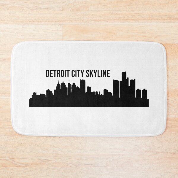 Item preview, Detroit City Skyscraper Skylines Vintage Sunset Retro Silhouette designed and sold by magicos1.